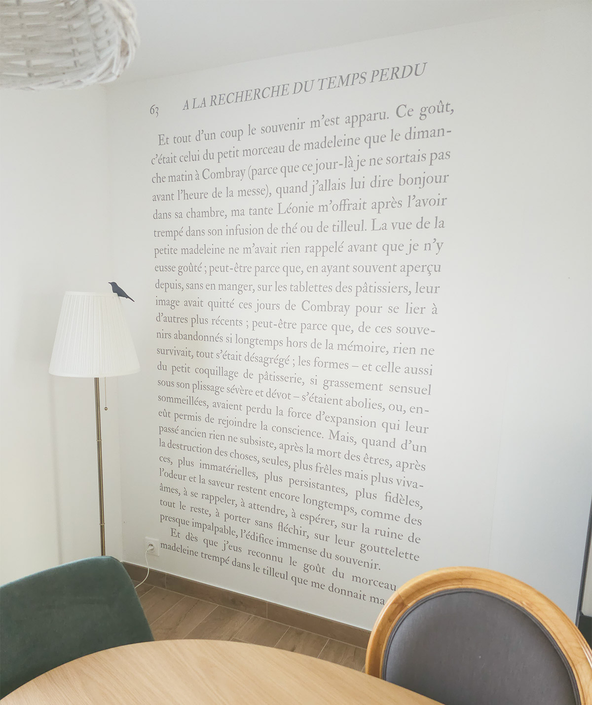 Papier peint Madeleine de Proust Panoramique Ohmywall
