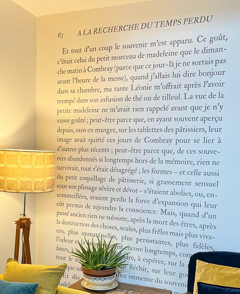 Papier peint Madeleine de Proust Ohmywall