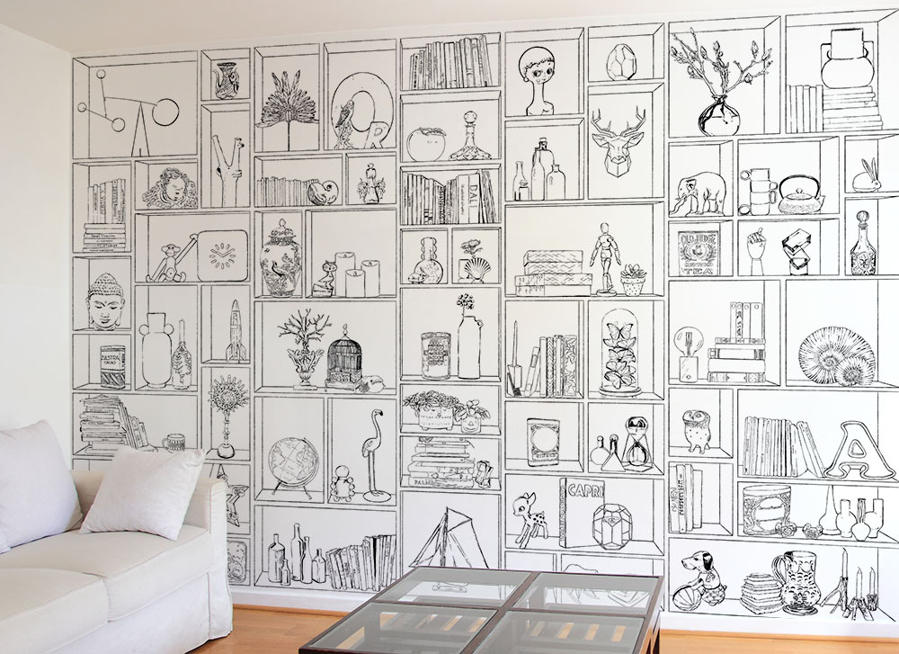 Papier peint panoramique Manga World Planche noir blanc S 200X250 - Pimp My  Wall de Casélio