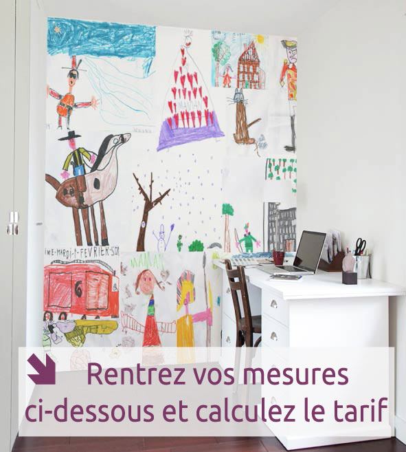 Créez et Imprimez votre papier peint sur mesure