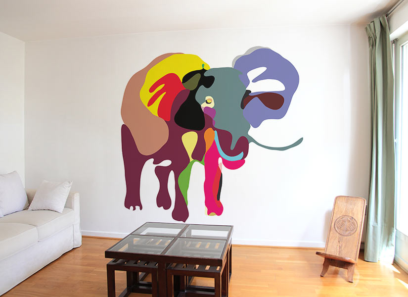 Papier peint Eléphant 3